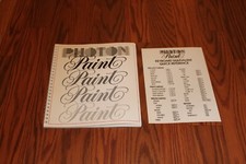 Photon Paint Manual and quick reference card for the Amiga - No Disk