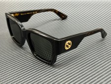 GUCCI GG1663S 001 Black Grey Women's 52 mm Sunglasses