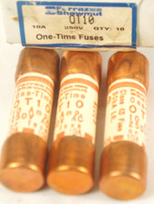 Qty:3 New For MERSEN Ferraz OT10 10A 250V Time FUSE
