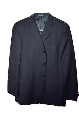 ジャケット・アウター versace 80's V2 Versace Classic V2 Wool Men's Black lined suit jacket Made in Itay