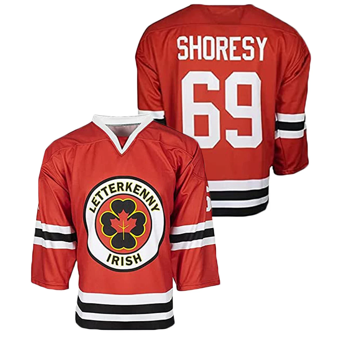 Letterkenny Irish Red TV Show Series Adult Hockey Jerseys #69 Shoresy