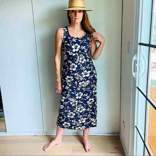 NOS Vtg 60s Hookano Hawaiian Dress sz 12 100% Cotton Front NOS Vtg 60s Hookano Hawaiian Dress sz 12 100% Cotton Front