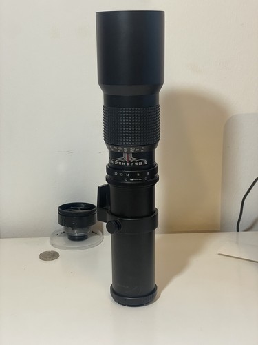 Optika HD/MC 500mm F/8 Telephoto Lens Preset Aperture M42/nikon Mount