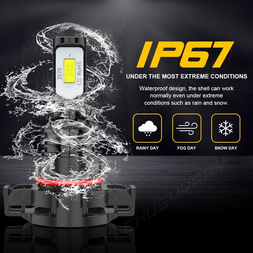 For Jeep Compass 2011-2013 - 6x 6000K LED Headlight Hi/Lo&Fog Bulbs Kit - Foto 18 di 20