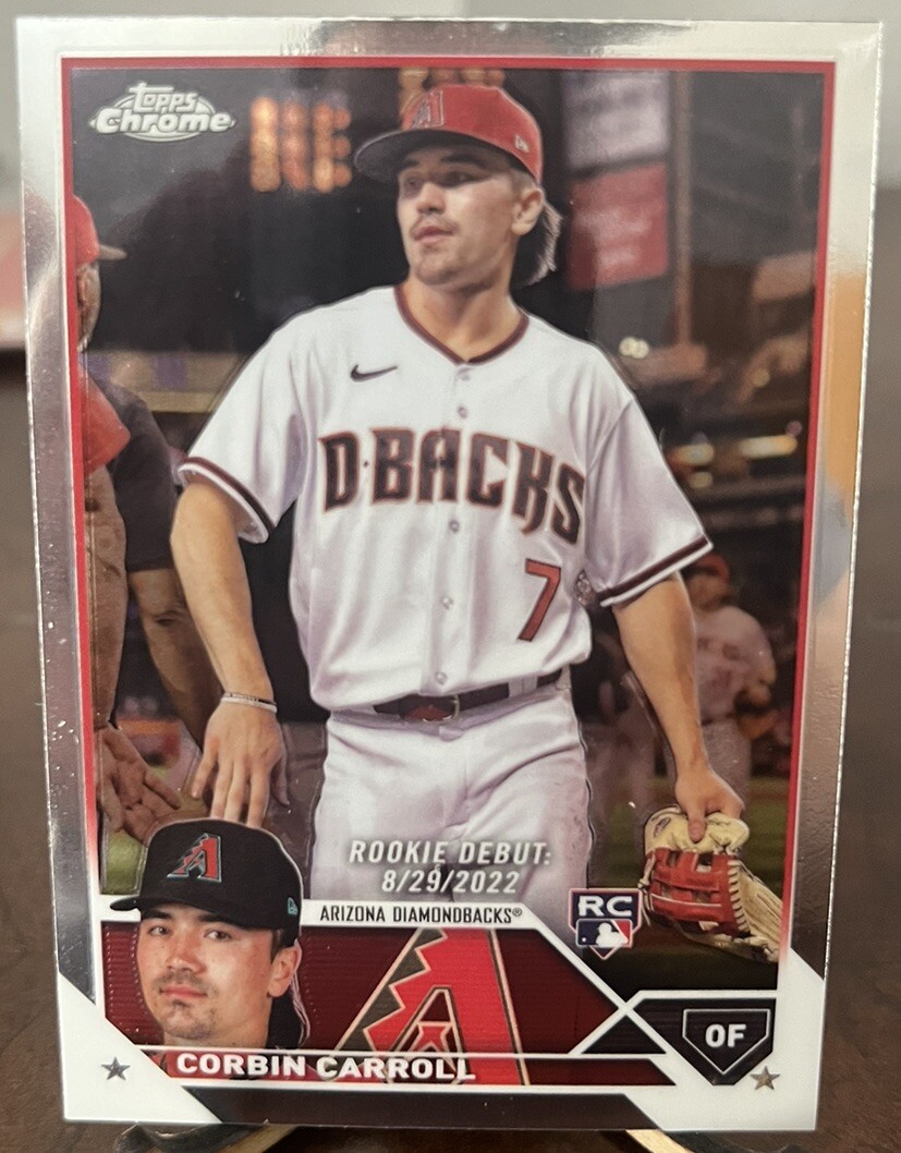 2023 Topps Chrome Update Series Rookie Debut Corbin Carroll (RC)