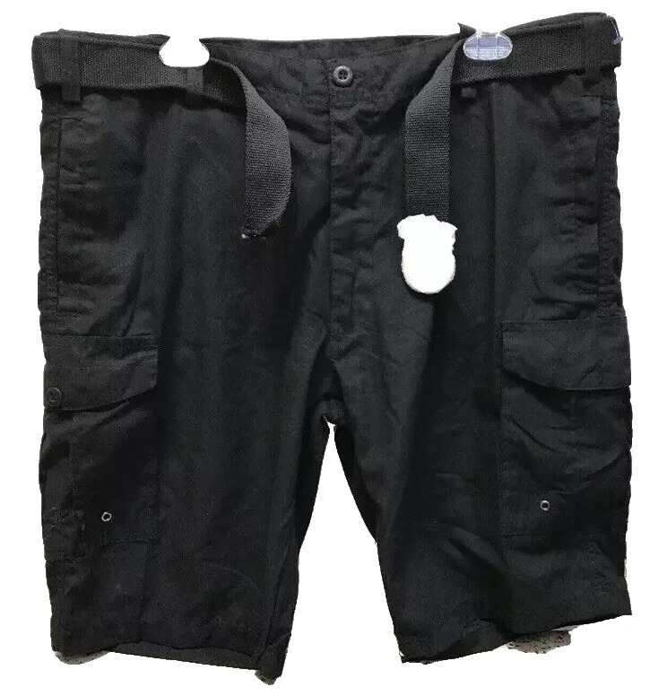 Indigo Polyester Shorts for Men