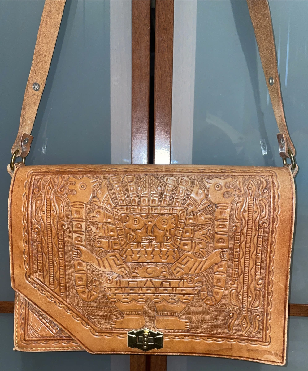 Aztec leather purse Clearance
