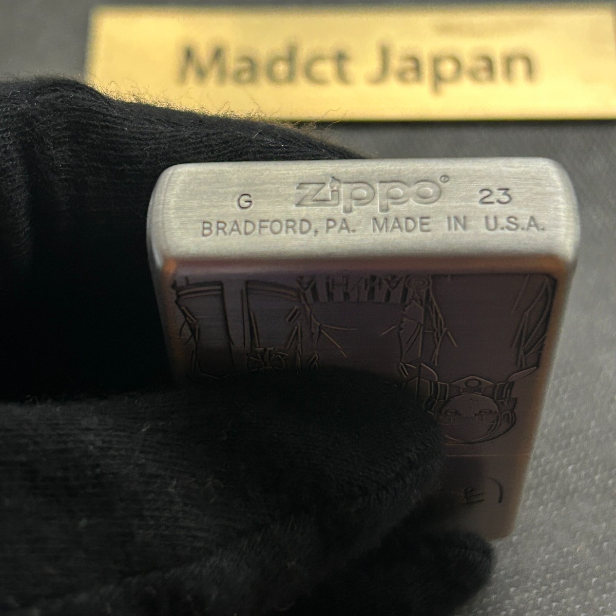 Zippo Bocchi The Rock All Star Girls Silver 3 Sided Etching Zippo Bocchi The Rock All Star Girls Silver 3 Sided Etching