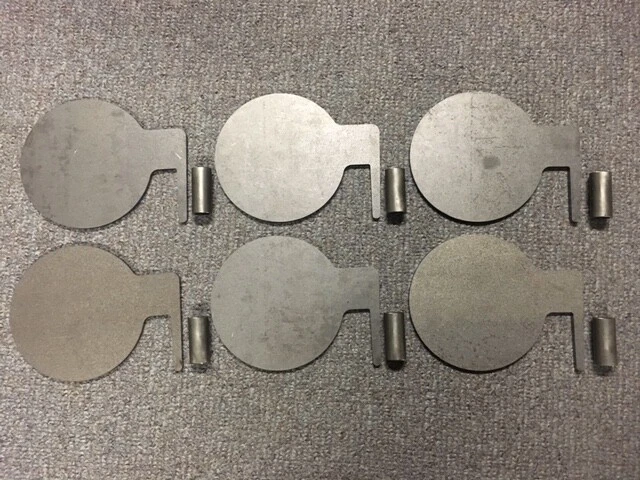 AR500 Steel Target Dueling Tree Kit Hágalo Usted Mismo 6 piezas 4" x 3/8" ¡Paletas con Tubos! USA! Foto 2 de 4