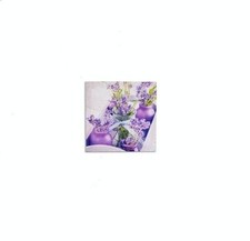 Cadre toile tableau Lavande - fleur - 28 x 28 cm