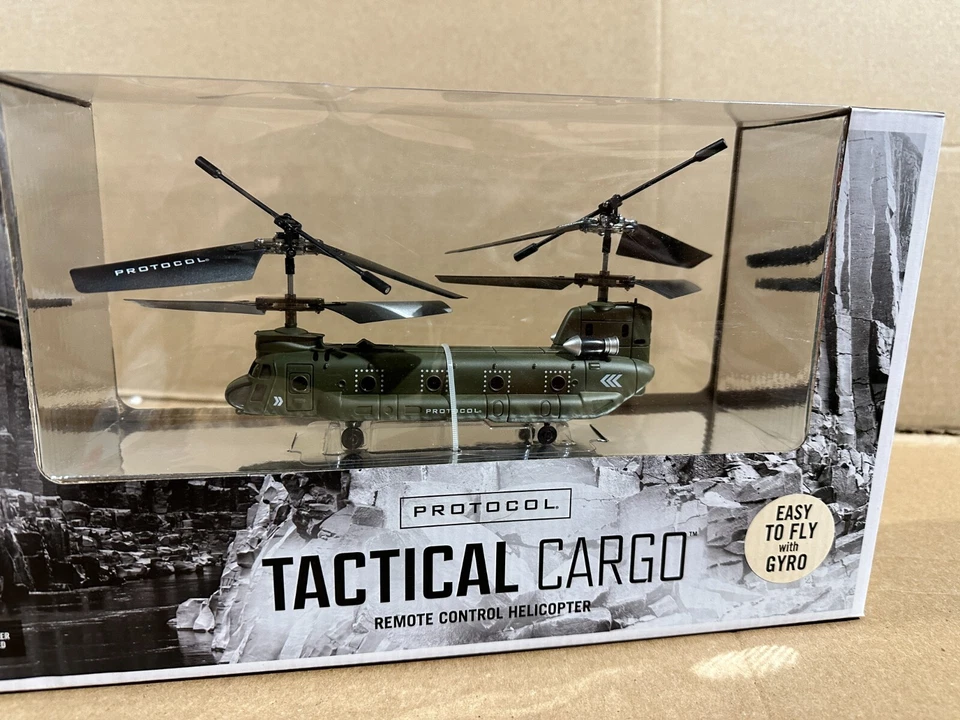 PROTOCOL Tactical Cargo Chinook RC Helicopter Drone with Gyro Stabilizer - Image 2 of 4