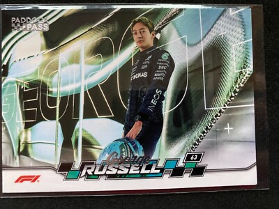 2024 TOPPS Paddock Pass Formula 1 Racing F1 Closeup 55 George Russell (Mercedes)