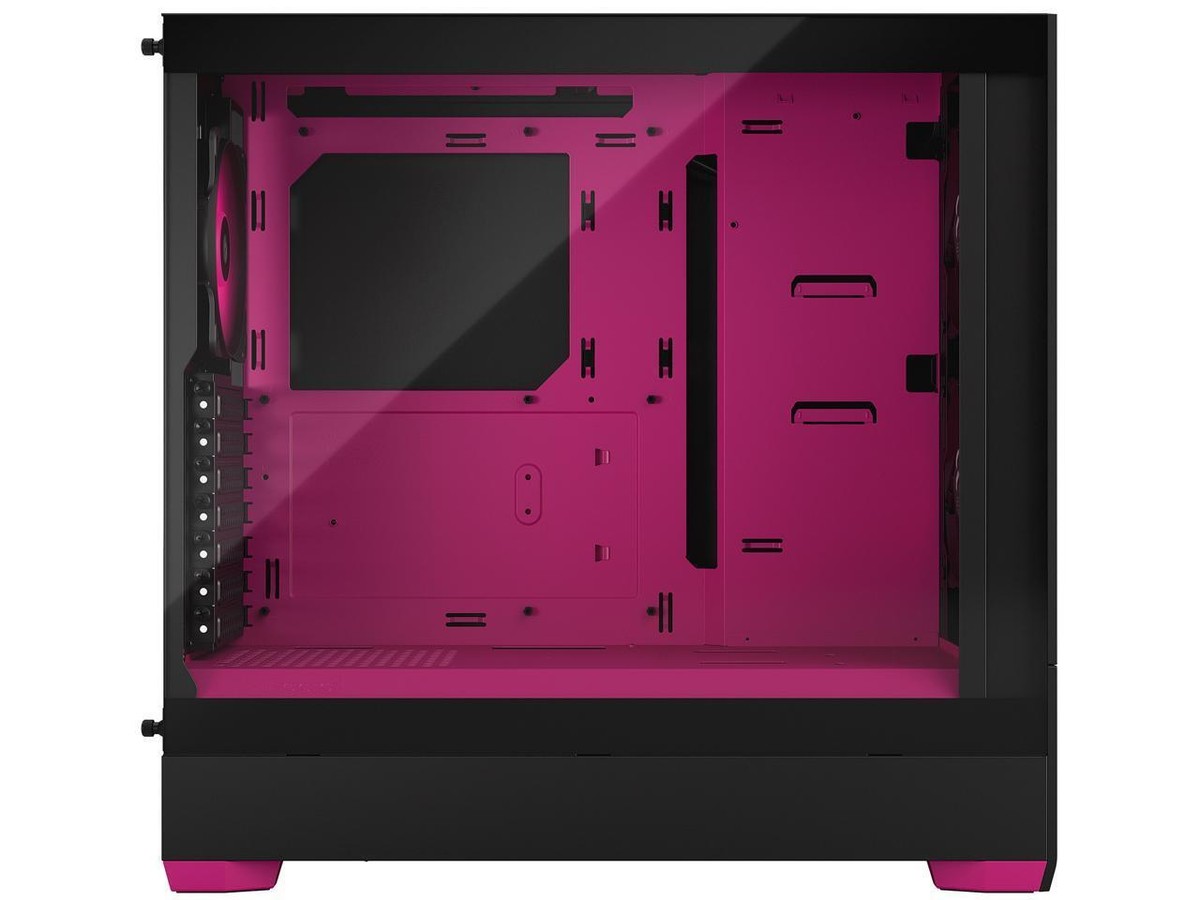 【限定カラー、未使用品】Fractal Design Pop Air Tマゼンダ Fractal Design Pop Air RGB Black Magenta Core TG ATX High-Airflow