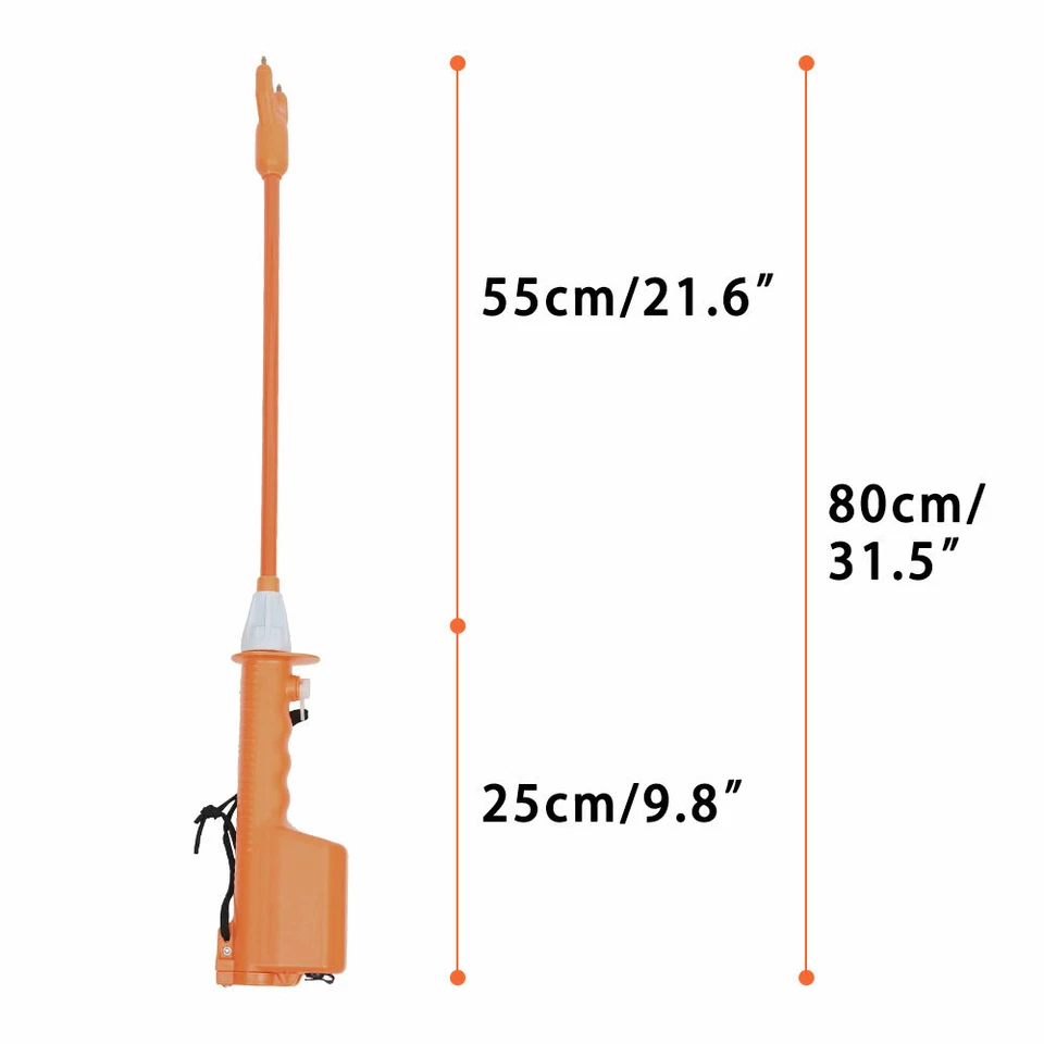 9000V Rechargeable Hot Shot Cattle Pig Prod Electric Shock Livestock Prodder - Image 3 of 4
