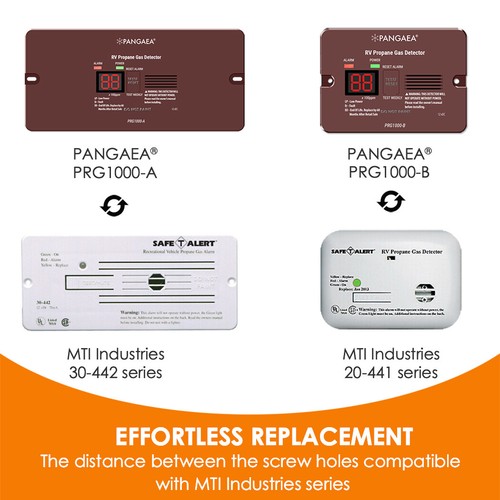 PANGAEA Digital RV Propane Gas Detector with Loud 85dB Alarm 12vDC, LED Display - Picture 18 of 27