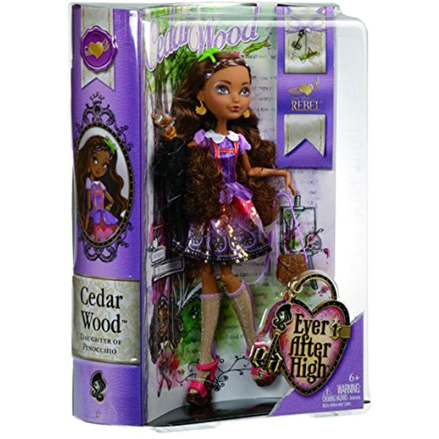 Mattel EVER AFTER HIGH 1st Edition Rebel CEDAR WOOD Fashion Doll ~ BDB11  2014