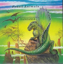 W TANZANIA 1224 FOSSIL ANIMALS