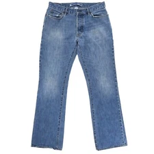 Vintage Gap Jeans 32x34 Mens Bootcut Blue Medium Wash Faded Whiskers Y2k