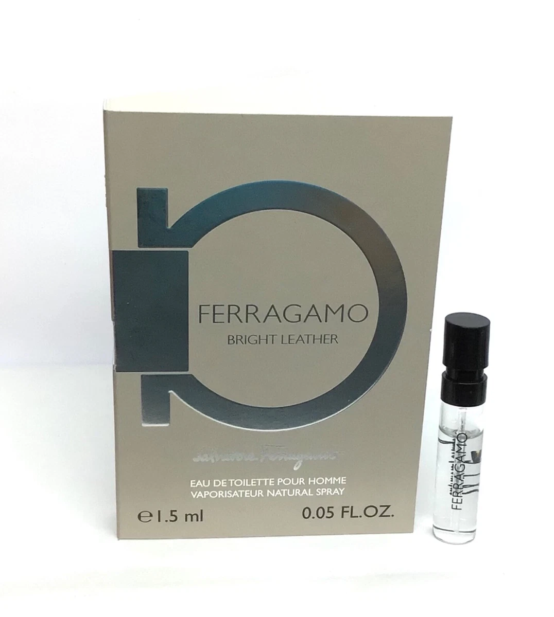 Salvatore Ferragamo 1.5ml men EDT Sample .05 eBay / LEATHER BRIGHT for oz 