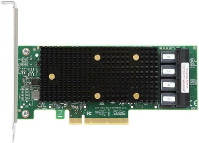 BROADCOM LSI 05-50008-00 9400-16i 16-PORT TRI-MODE PCIE 12Gb/s HBA SAS/SATA/NVMe