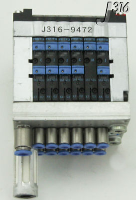9472 FESTO 6 SLOTS PNEU VLV MANF, CPV10-VI-P6-M7, CPV10-GE-MP-6