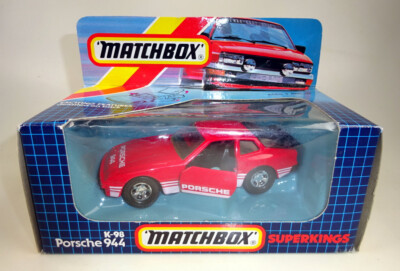 Matchbox Superking K-98 Porsche 944 rot top in Box Made in Macau