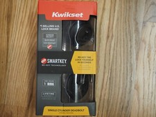 Kwikset Single Cylinder Deadbolt Venetian Bronze 99800-089 Drill Resist NEW