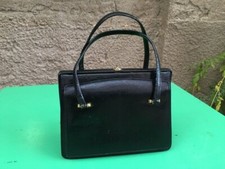  Vintage 1960s Women's Leather Tote Bag