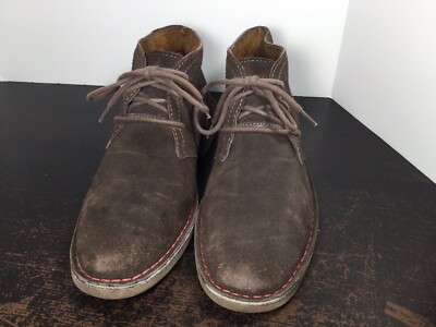 Johnston & Murphy Copeland Grey WR Oiled Suede Chukka BOOTS  display picture 2