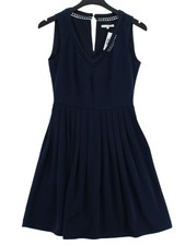 Mint & Berry Skater Midi Dress in Blue