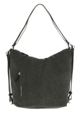 MANDARINA DUCK Hunter Velvet Slide Bag Umhängetasche Tasche Pirite dunkelgrün