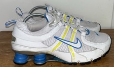 Nike Shox 316308-111 białe żółte niebieskie buty sportowe trampki damskie s 6 (C5) 