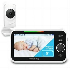 HelloBaby Video Baby Monitor 5" Screen