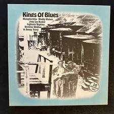 Box-Set 10 LPs - Kings Of Blues - Memphis Slim; Ray Charles; Muddy Waters; etc.