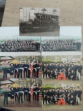 lot de 7 cartes postale sapeurs pompiers