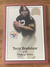 2000 Fleer Greats of the Game Terry Bradshaw #1 Pittsburgh Steelers