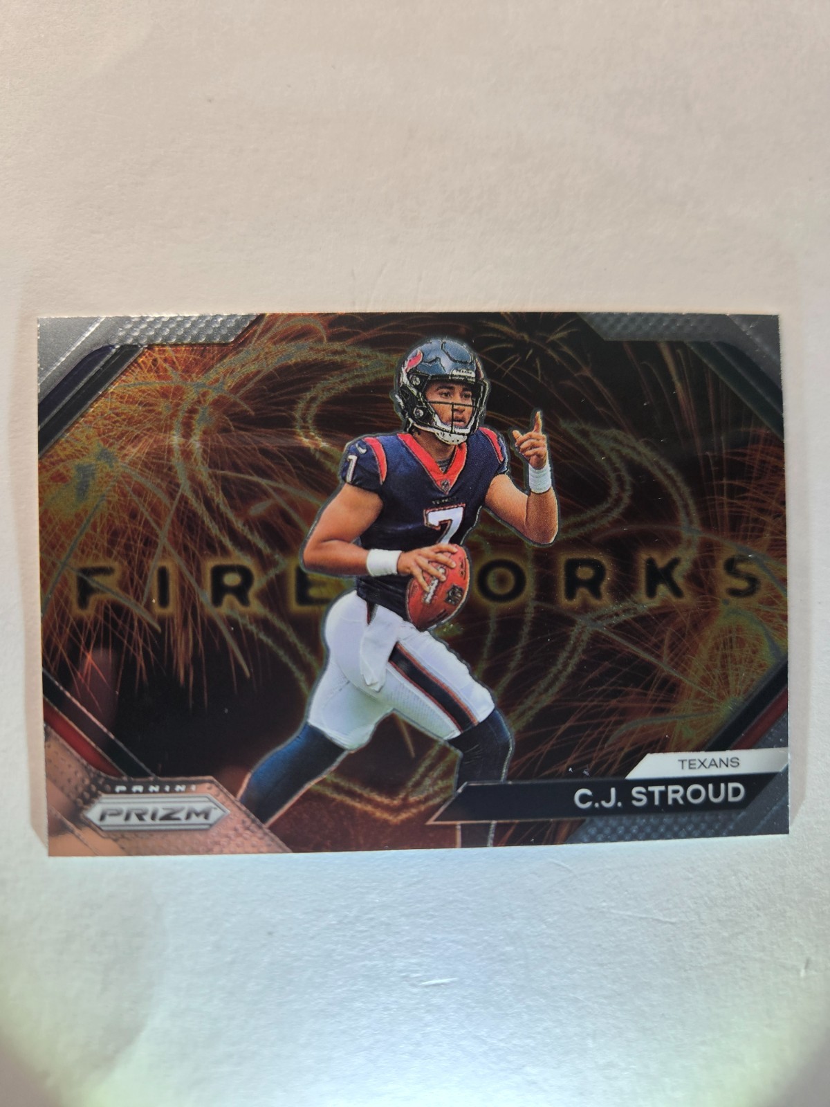 2023 Panini Prizm - Fireworks C.J. Stroud #F-10 ROOKIE RC TEXANS B1