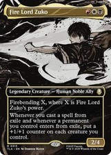 ~ Fire Lord Zuko (Borderless) ~ NM ~ MTG: Ava...