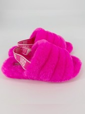UGG Pink Fluff Yeah Slide Slipper Sandals 9
