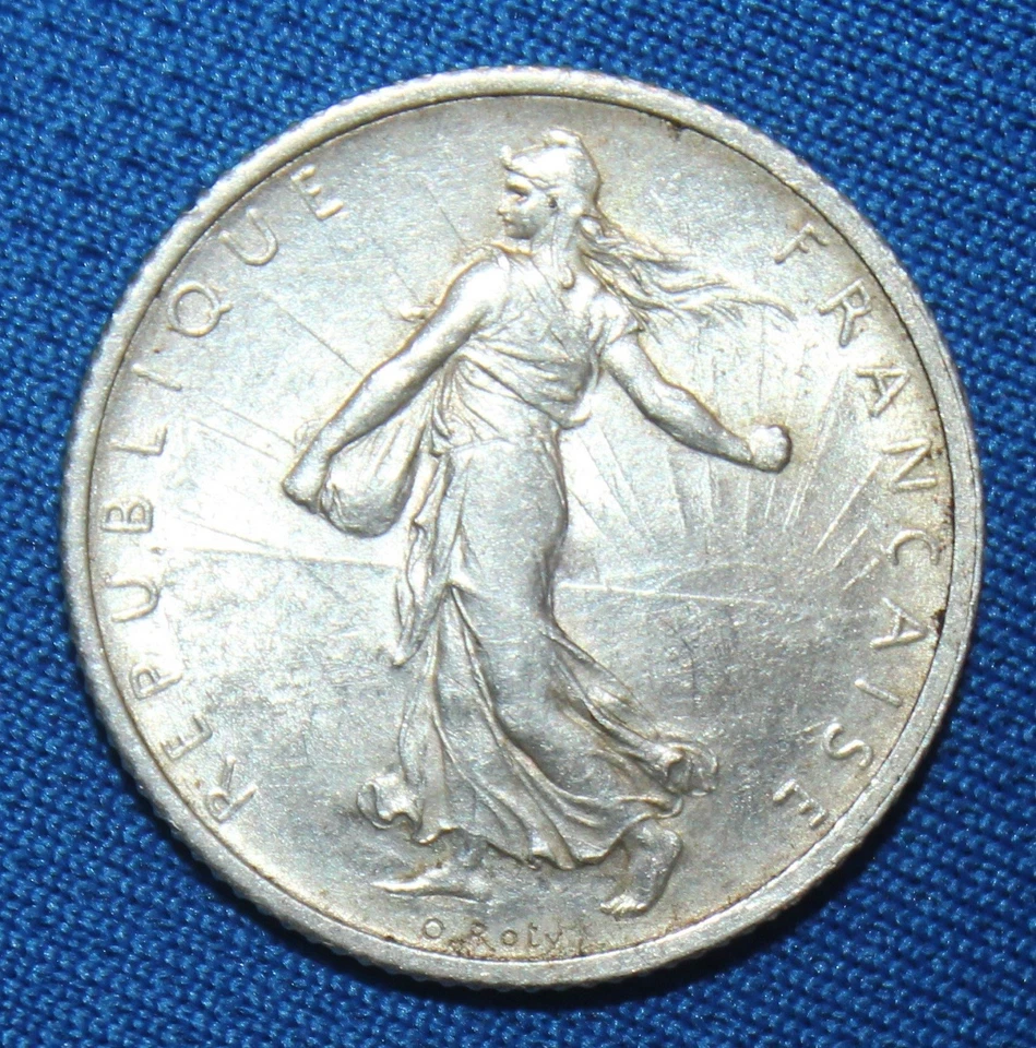 1 Franc Semeuse Argent - 1898 (SUP/SPL) - Photo 2/2
