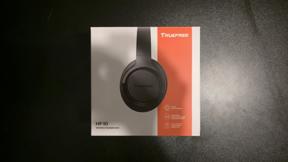 Truefree HF-10 Casque Bluetooth Over-Ear – ANC -45dB, Son Spatial, 125h Autonomie, Haut-parleurs 40mm, Mode Jeu 0,06s, Pliable, Micro AI