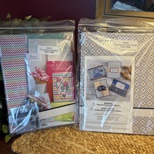 2 NIP Annie's CardMaker Kit of the Month Club Thank You Birthday Shaker