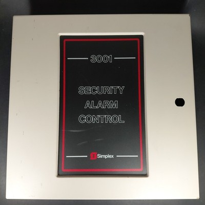 UNTESTED Simplex 3001-9001 Security and Fire Alarm Control Panel & Manuals READ