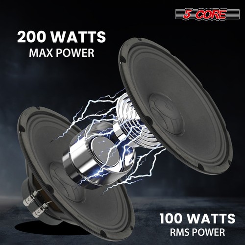 5Core 12" Subwoofer Speaker 200W 8Ohm Replacement Deep Bass PA DJ Sub Woofer - Picture 7 of 10