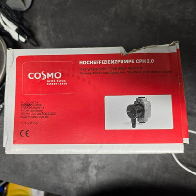 Cosmo CPH 2.0 4-25 G 1 Zoll Hocheffizienz-Umwälzpumpe (CPH2425)