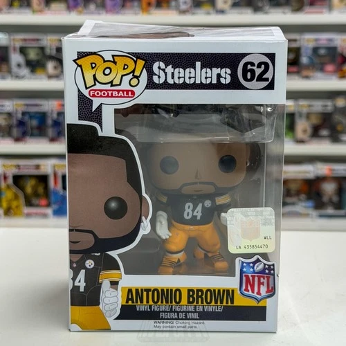 Funko Pop Football NFL Pittsburgh Steelers Antonio Brown 62 Wave 3 Vinyl Figure