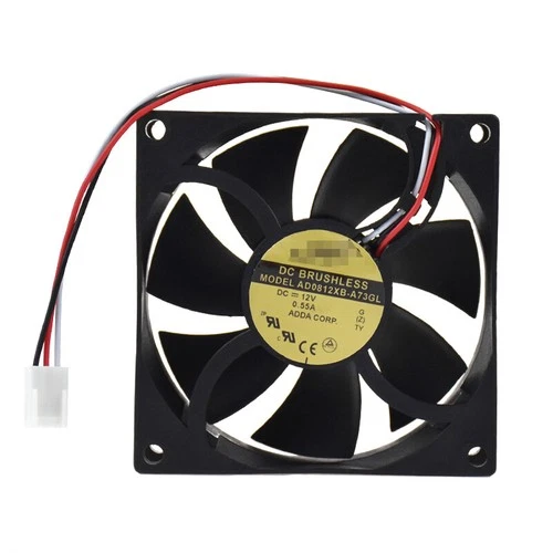 For ADDA AD0812XB-A73GP Large air volume cooling fan DC12V 0.55A 80*80*25mm 3pin