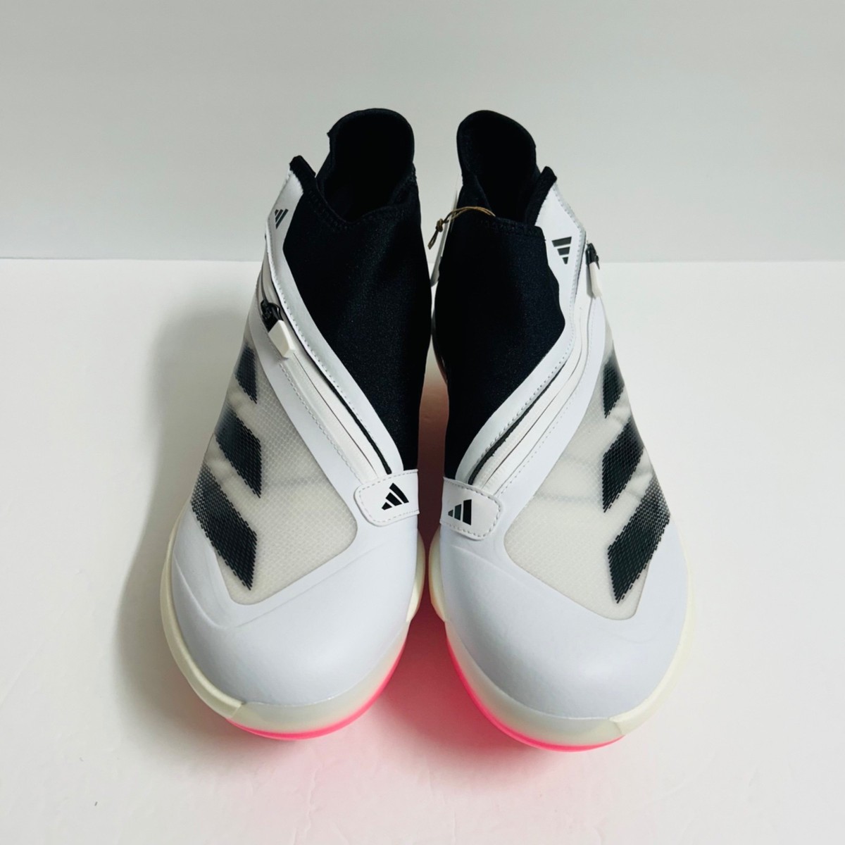 Adidas Adizero Impact+ TPU Men Size 12 White Black Baseball Cleats IF8494 NEW Adidas Adizero Impact+ TPU Mens Baseball Cleats White Black  main image 2