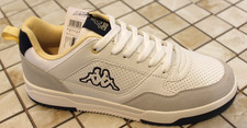UNISEX KAPPA  LOGO MANIS LEATHER SNEAKER IN WHITE SIZE 9 M 381V3EW