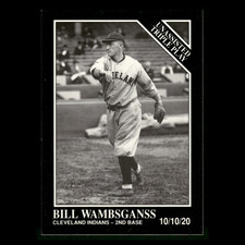Bill Wambsganss #200 1991 Conlon Collection TSN Cleveland Indians Baseball Card